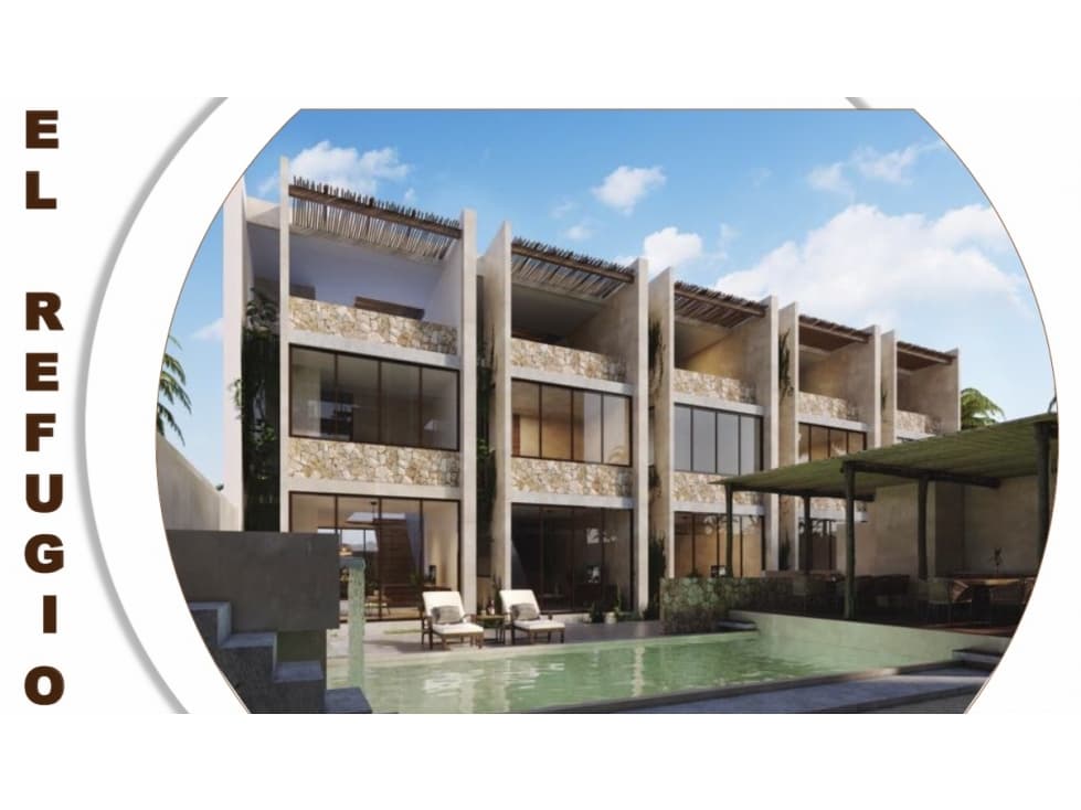 EL REFUGIO TOWN HOUSES EN PREVENTA CHICXULUB - 1