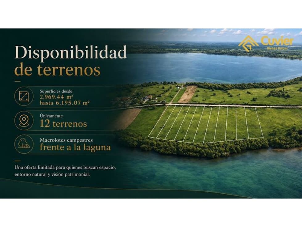 LV1515-RS LOTES CAMPESTRES EN VENTA POR M2, ISLA JUAN A. RAMIREZ - 1
