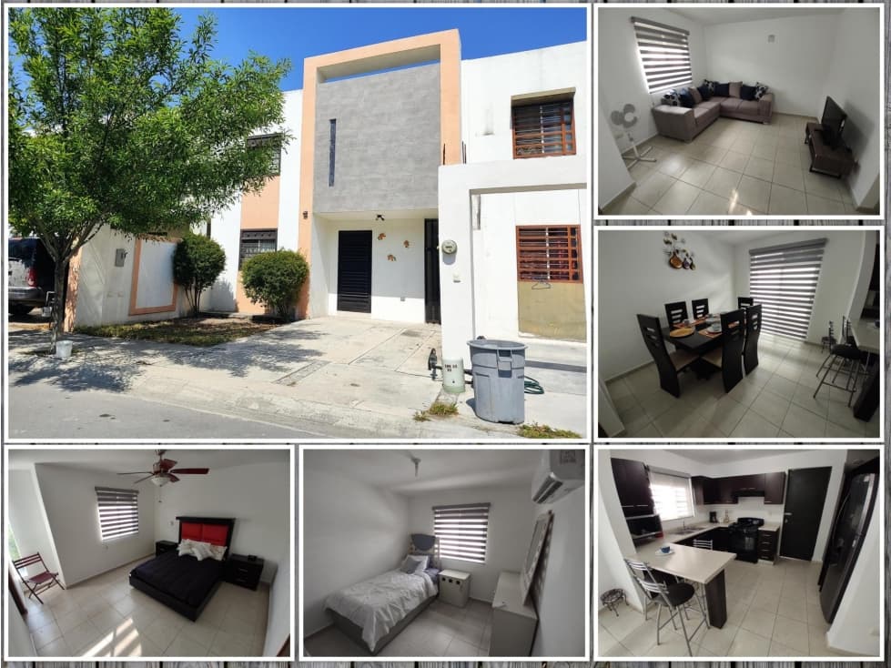 ALMERIA Casa en Renta AMUEBLADA en Apodaca MZC - 1