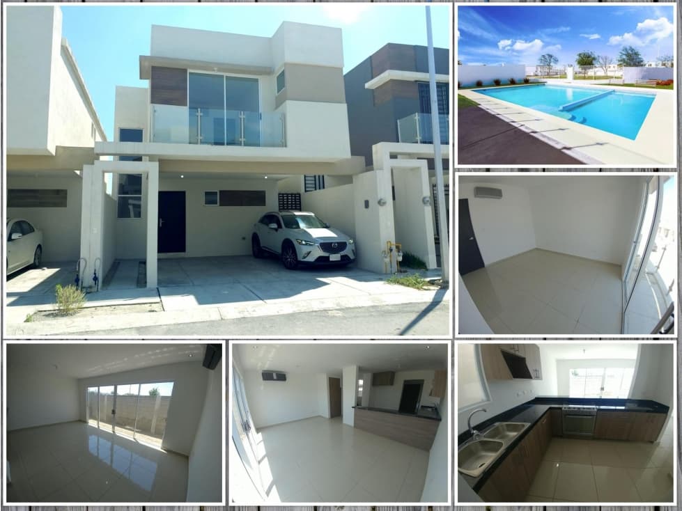 PRIVADAS BORNEO Casa en Renta EQUIPADA en Apodaca MZC () - 1