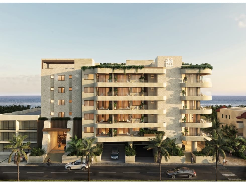 Exclusivos Departamentos Frente Al Mar En Puerto Morelos En Venta - 1