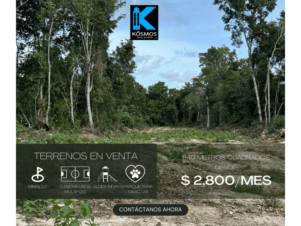 Terrenos En Venta Muy Cerca De Estacion Tren Maya Puerto Morelos - 1