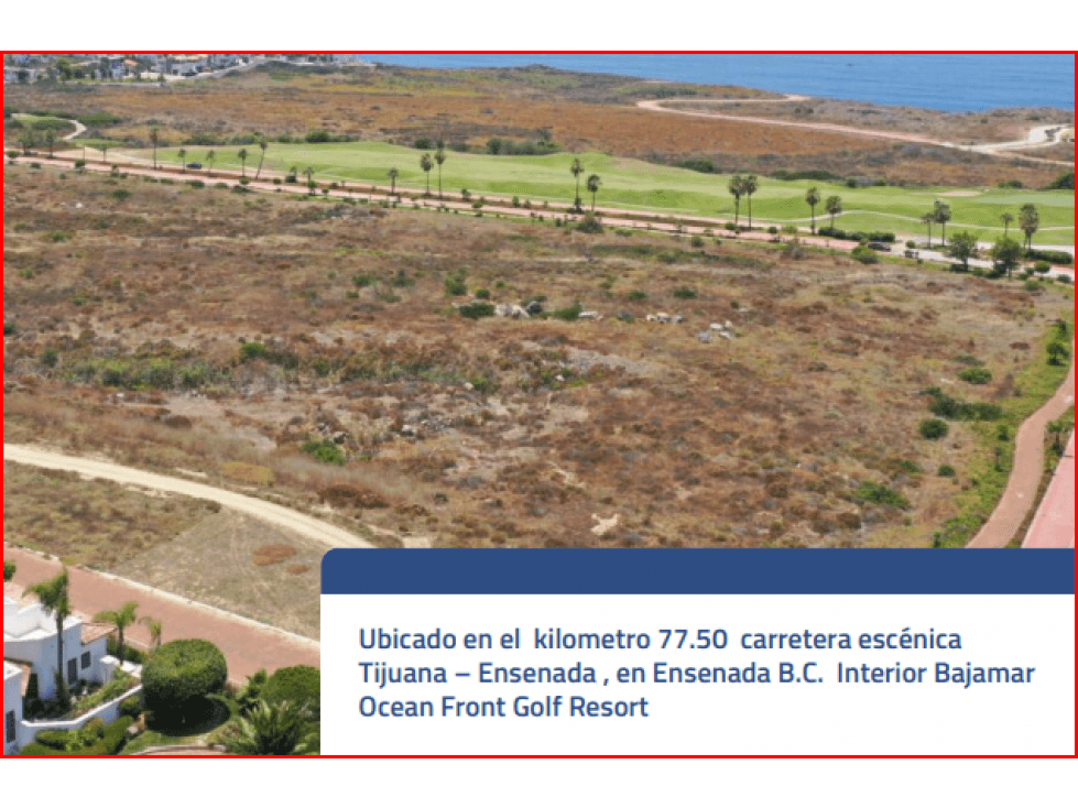 GRAN TERRENO EN VENTA DESARROLLO DE VIVIENDA, TURÍSTICO BAJAMAR - 1
