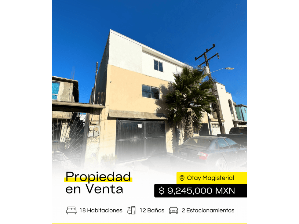 GRAN OPORTUNIDAD DE INVERSION PROPIEDAD EN VENTA EN OTAY MAGISTERIAL - 1