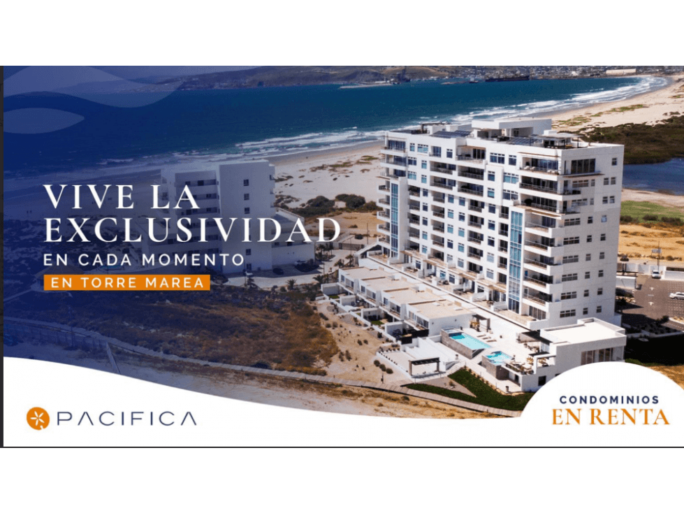 RENTA CONDOMINIO 206 TORRE MAREA EN VILLAS Y PRIVADAS PACIFICA - 1