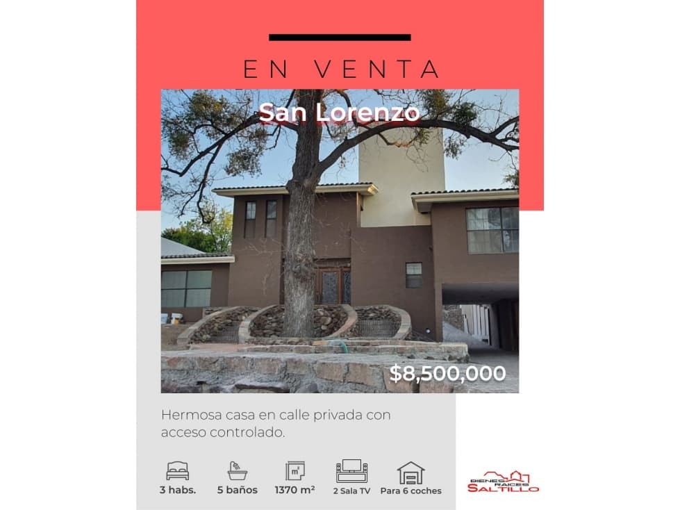 Casa Venta Saltillo Sur - 1