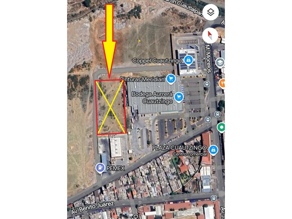 RENTA DE TERRENO COMERCIAL EN CHALCO JUNTO A FRANQUICIAS ESTADO DE MEX - 1