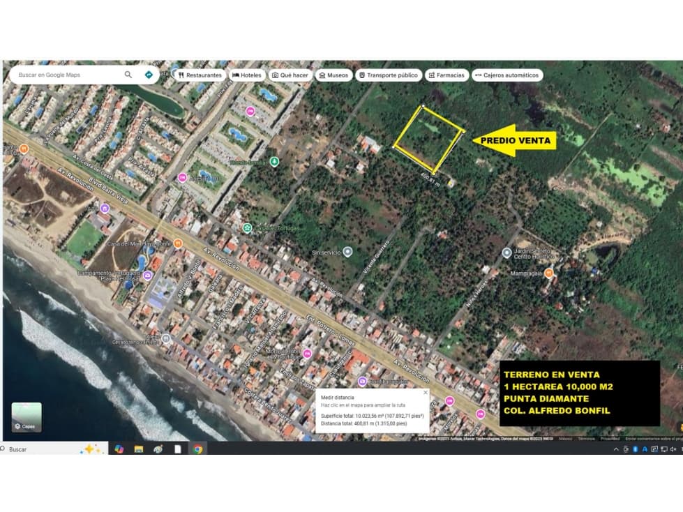 VENTA TERRENO LA BONFIL ACAPULCO CERCA AL MAR EXCELENTE PRECIO - 1