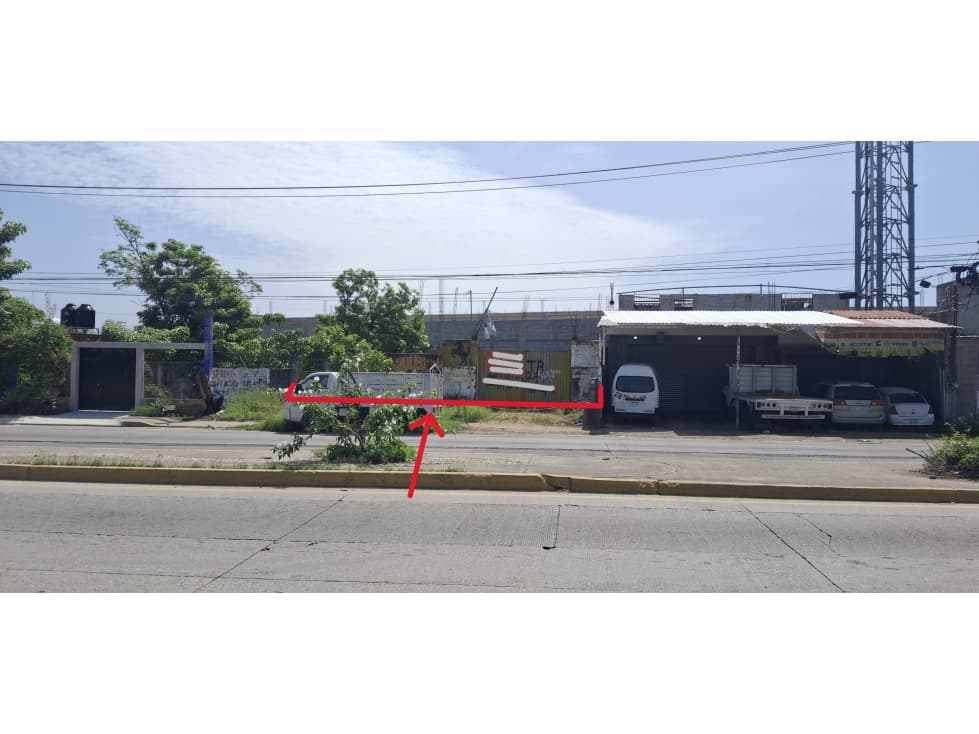 RENTA TERRENO AV LAZARO CARDENAS SABANA-EL RASTRO ACAPULCO - 1