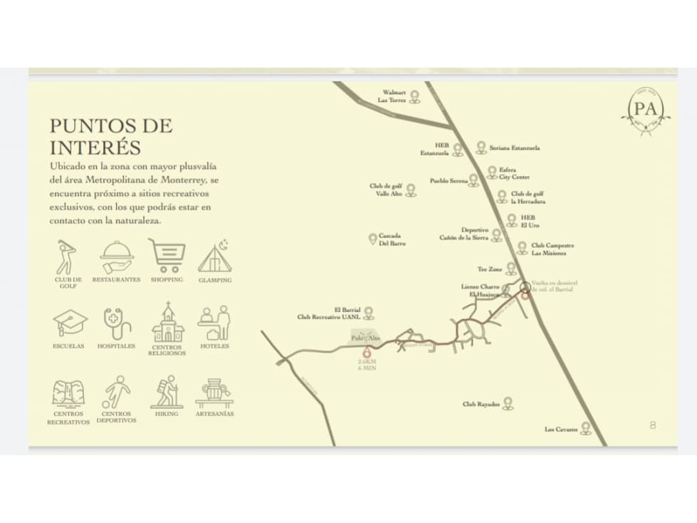 Terrenos en Venta en Carretera Nacional en el Barrial - 1