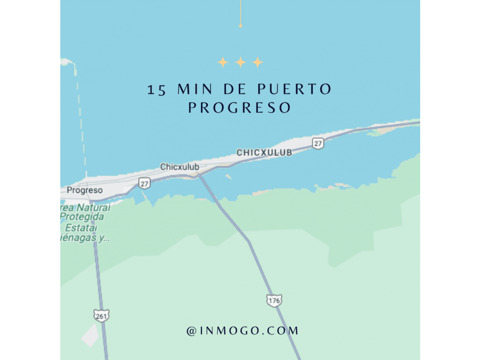 Terreno en venta Yucatan Chicxulub, 300m de la playa $31.2MDP - 1