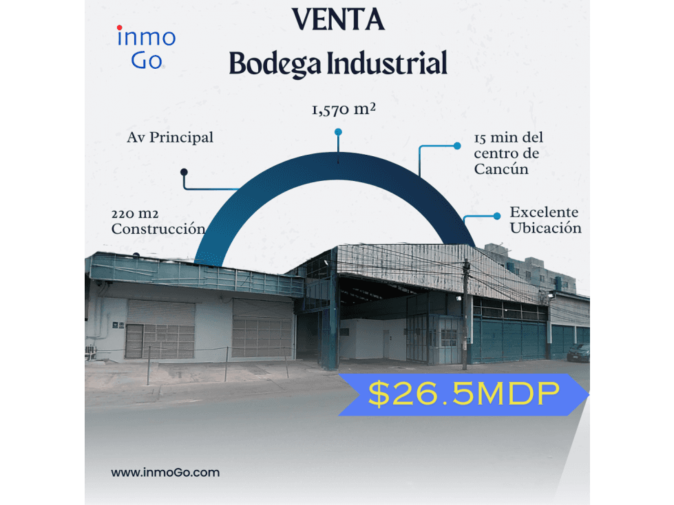 Bodega Industrial, Reg 101 Av, Puerto Juarez $26.5MDP - 1