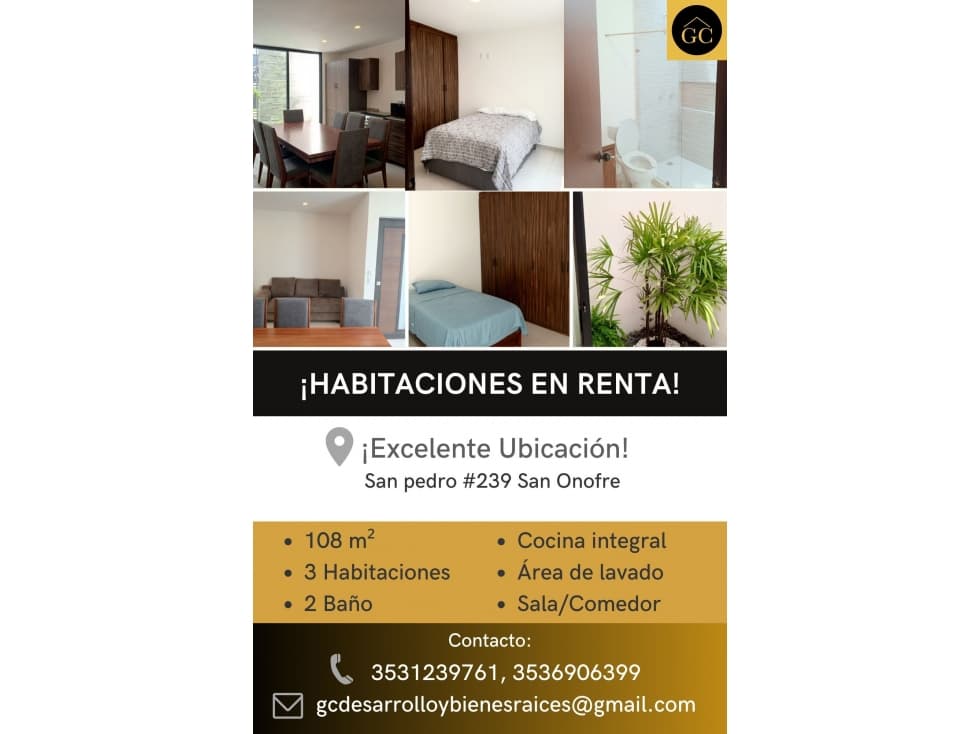 HABITACIONES DISPONIBLES SAN ONOFRE - 1