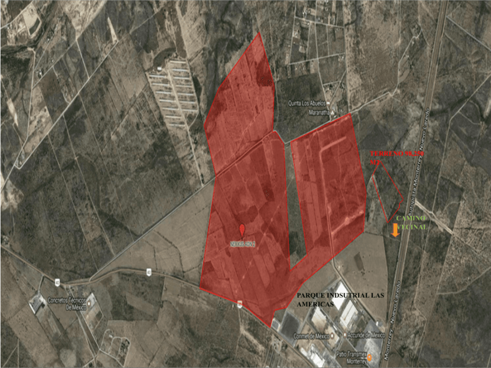 NBA TERRENO EN VENTA EN AUTOPISTA A LAREDO - 1
