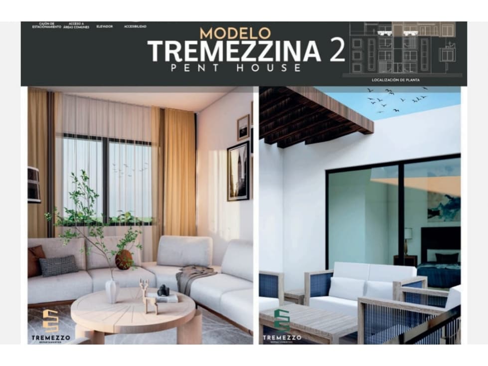 TREMEZZO DEPARTAMENTOS MOD. TREMEZZINA II - 1