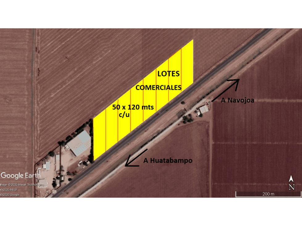 SE VENDEN LOTES COMERCIALES EN NAVOJOA - 1