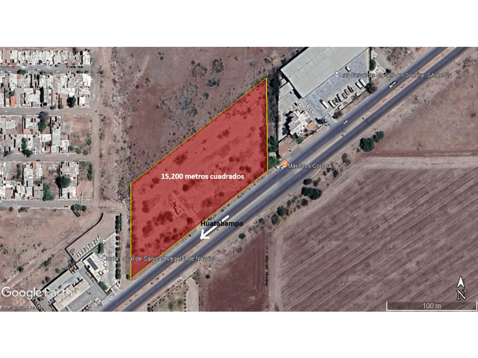 SE VENDEN 15,200 M2 EN NAVOJOA - 1