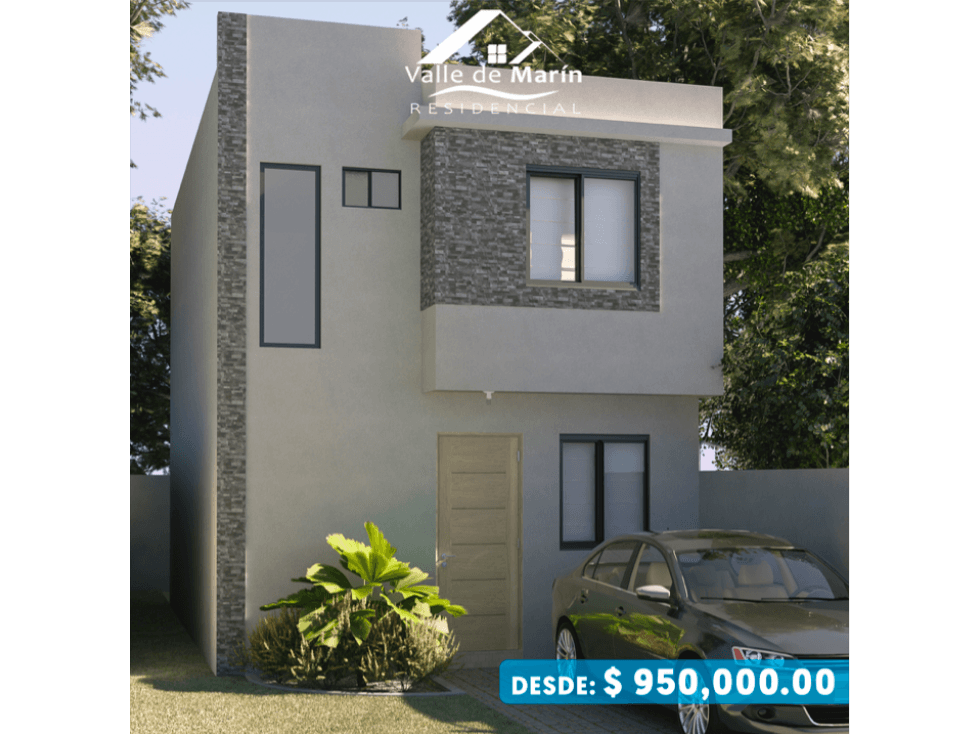 VENTA DE CASAS EN MARIN N.L. EN EXCELENTE UBICACION Y PRECIO. - 1