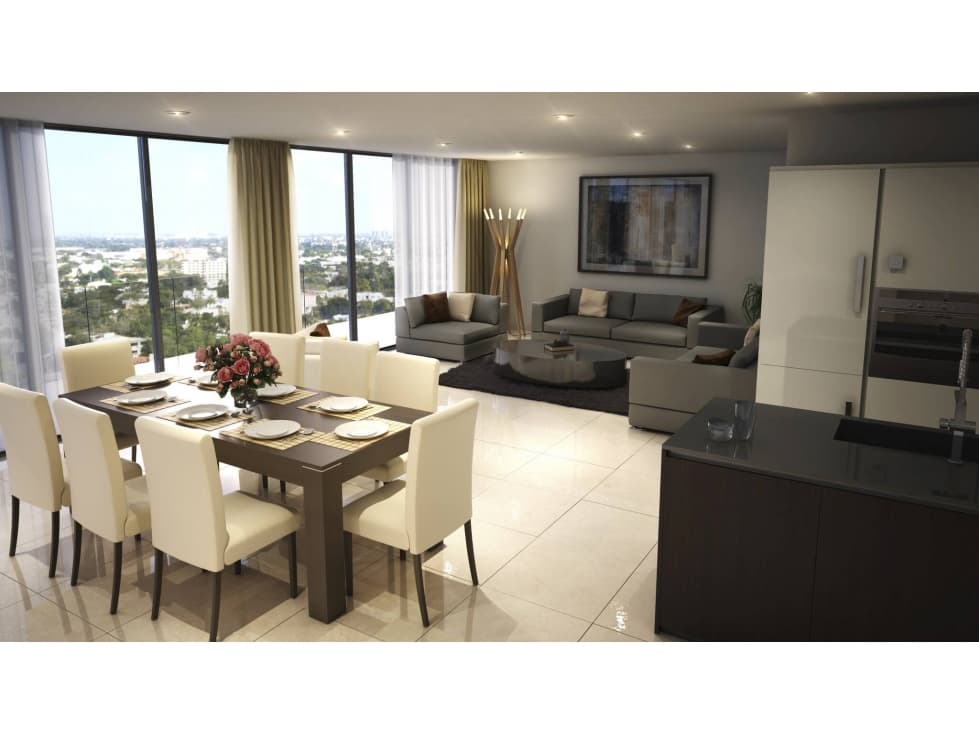 Departamento en Venta, en Temozón Norte, Mérida - 1