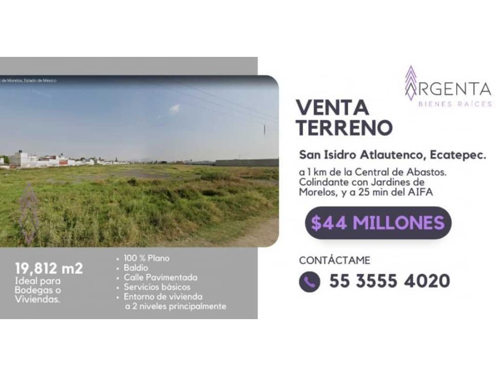 Atención Inversionista :: 20 mil M2 TERRENO ECATEPEC - 1