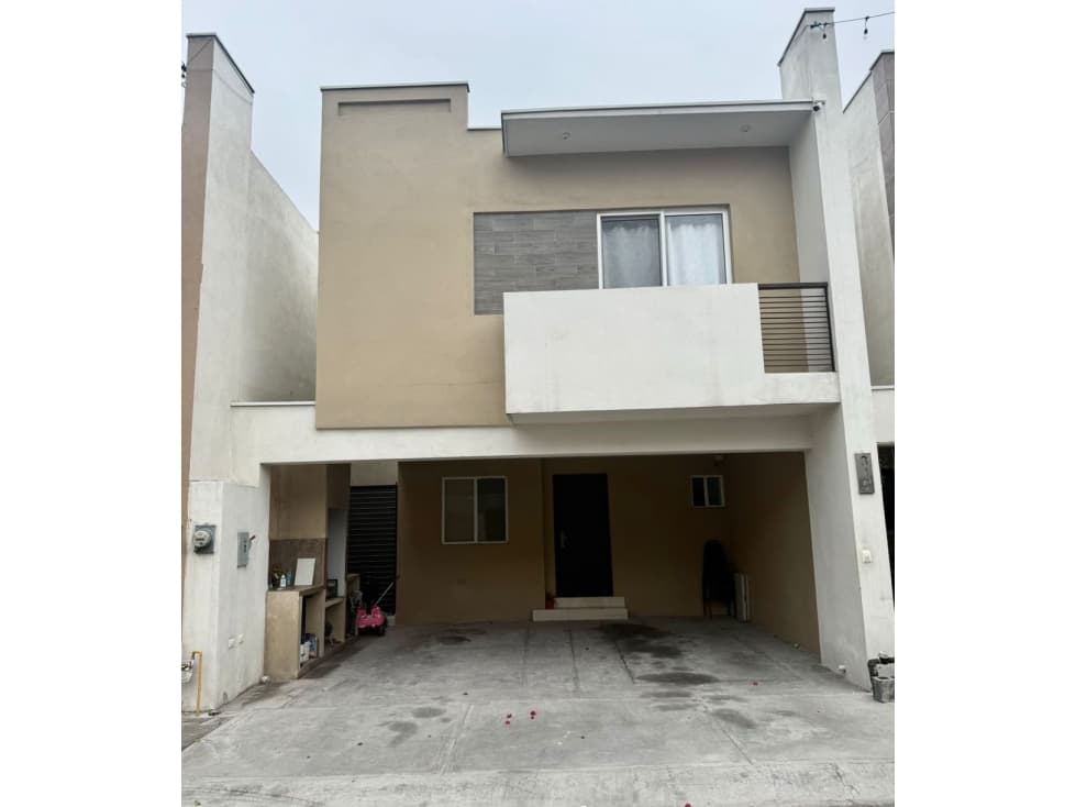 CASA EN RENTA EN CANTERAS RESIDENCIAL ESCOBEDO EQUIPADA Y ALBERCA - 1