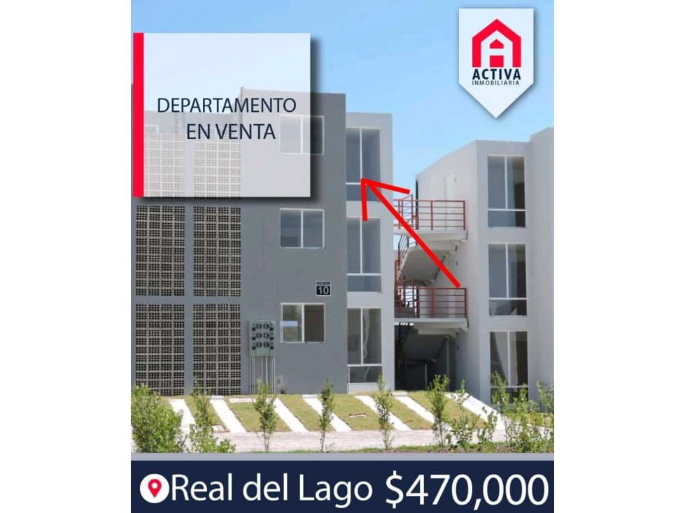 Depto, Real del Lago, Ixtlahuacán de los membrillos - 1