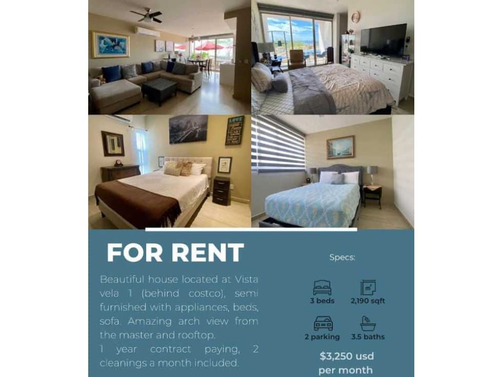 House for rent in Vista Vela I, Cabo San Lucas - 1