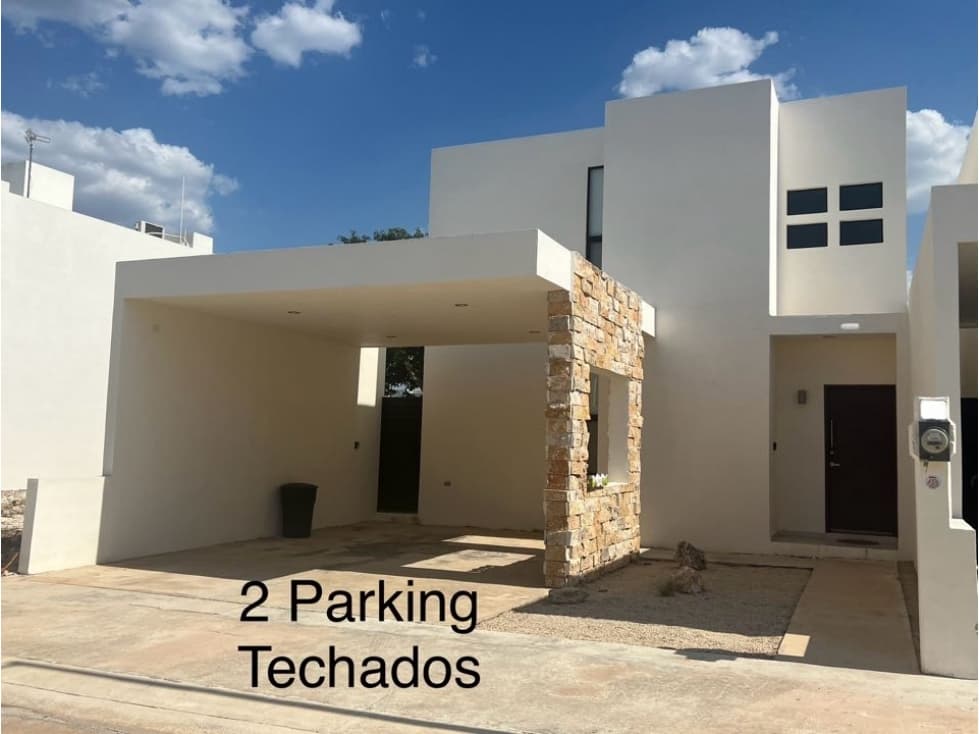 Renta casa amueblacon recámara en planta baja Zendera Conkal Mérida - 1
