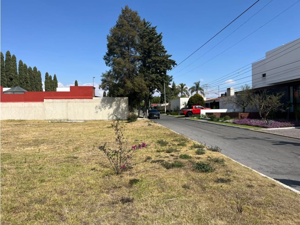 Venta de terreno en fraccionamiento junto a la recta Cholula Puebla - 1