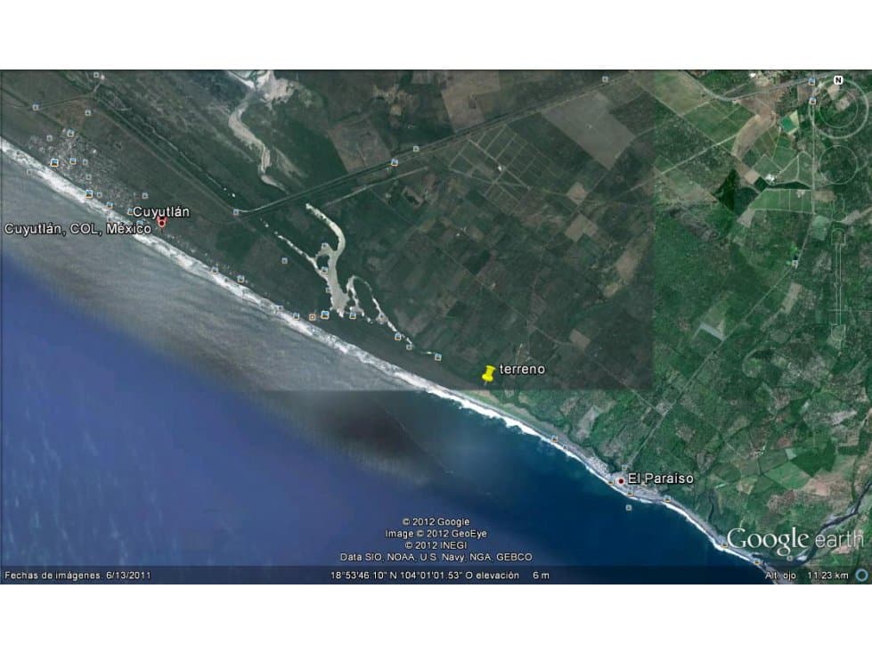 TERRENO EN VENTA CUYUTLAN JALISCO - 1