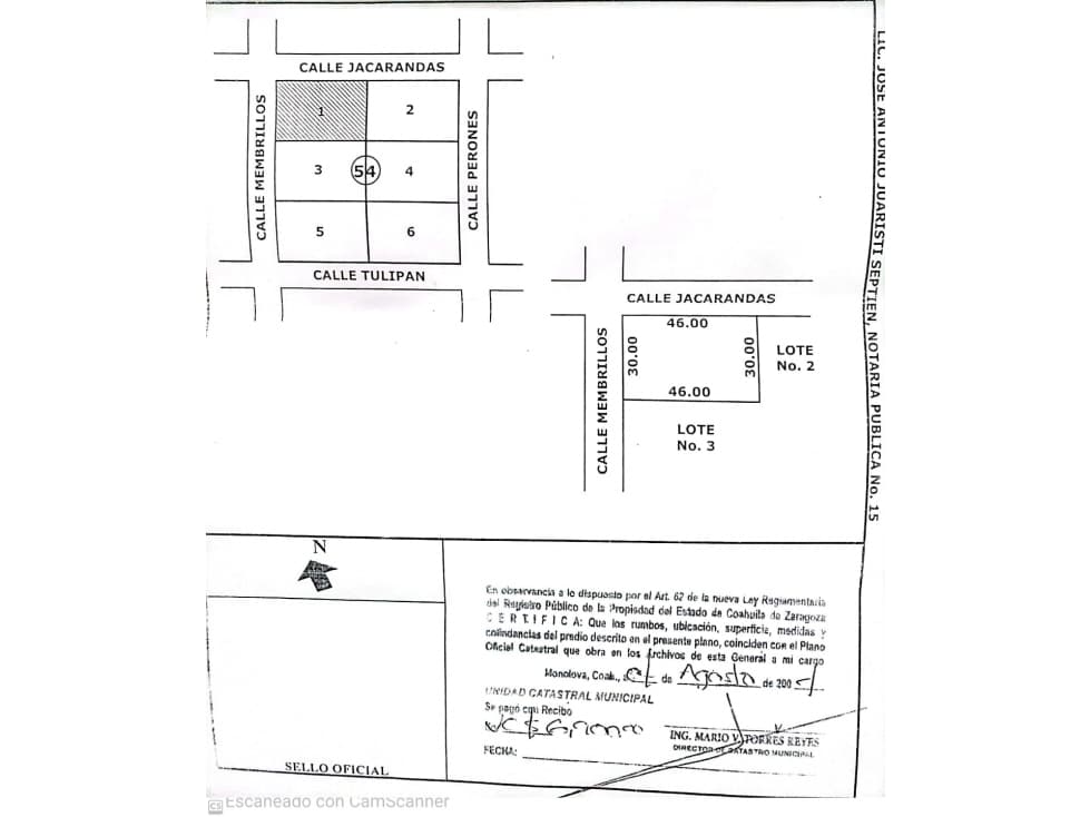 TERRENO EN VENTA SECCION V - 1