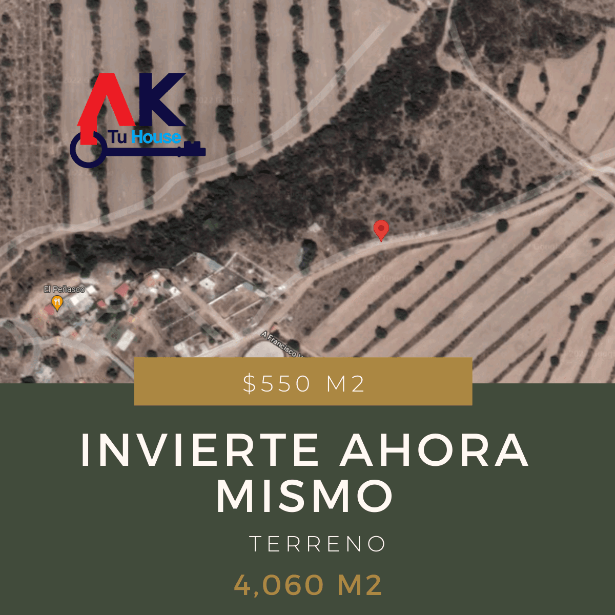 Venta de terreno a $550 m2 cerca del Autódromo Pachuquilla Mineral de la Reforma - 1