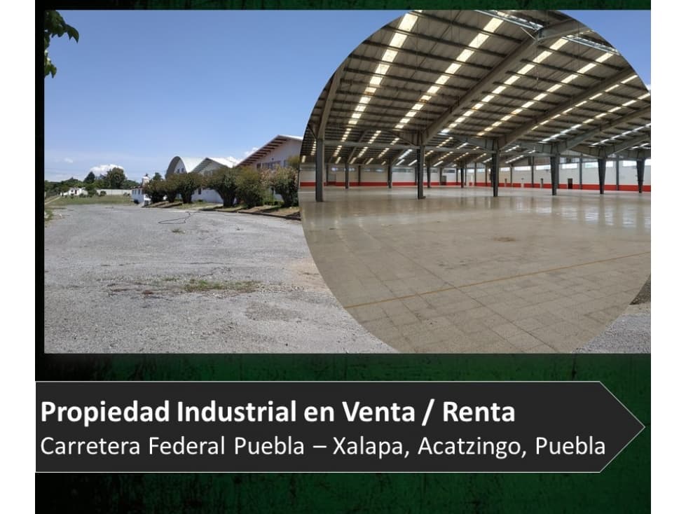Naves Industriales Venta/Renta en Acatzingo Puebla - 1