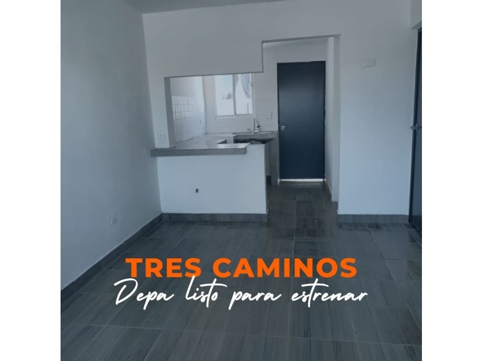 DEPARTAMENTO EN VENTA EN TRES CAMINOS GUADALUPE - 1