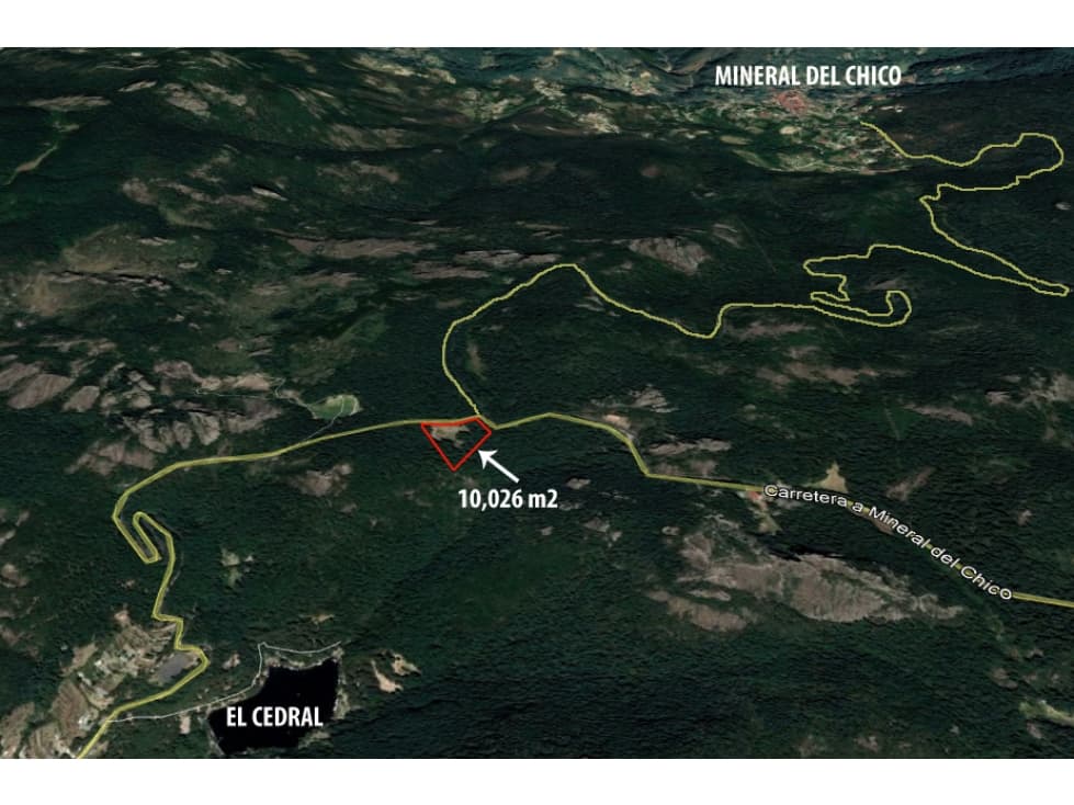 Terreno turístico, entronque La Estanzuela-Mineral del Chico-Pachuca - 1