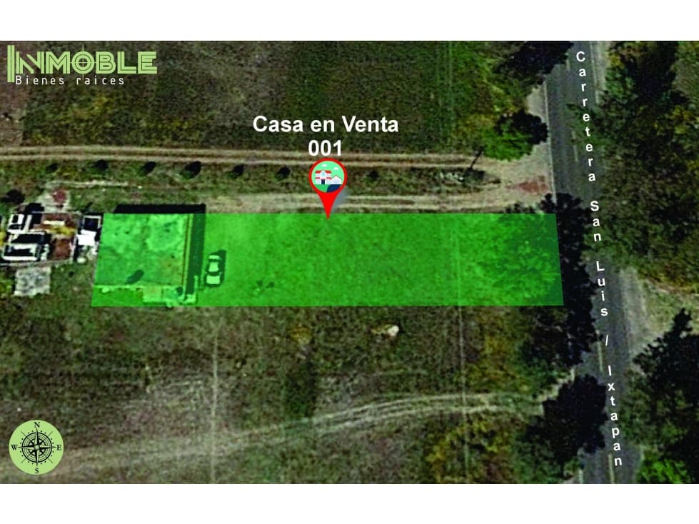 Terreno con Casa, San Luis, Coatepec Harinas, México. - 1