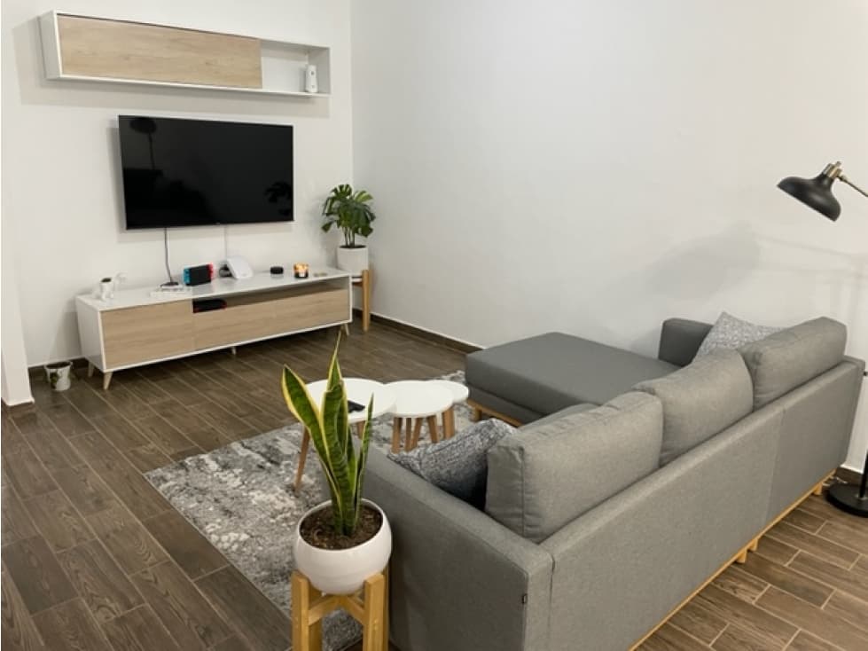 DEPARTAMENTO EN RENTA AMUEBLADO SANTA FE LIVING GUADALUPE HZ - 1