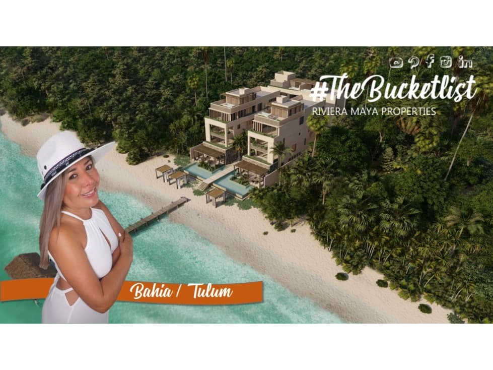 Bahia Tulum / Frente al Mar / 1 Rec - 1