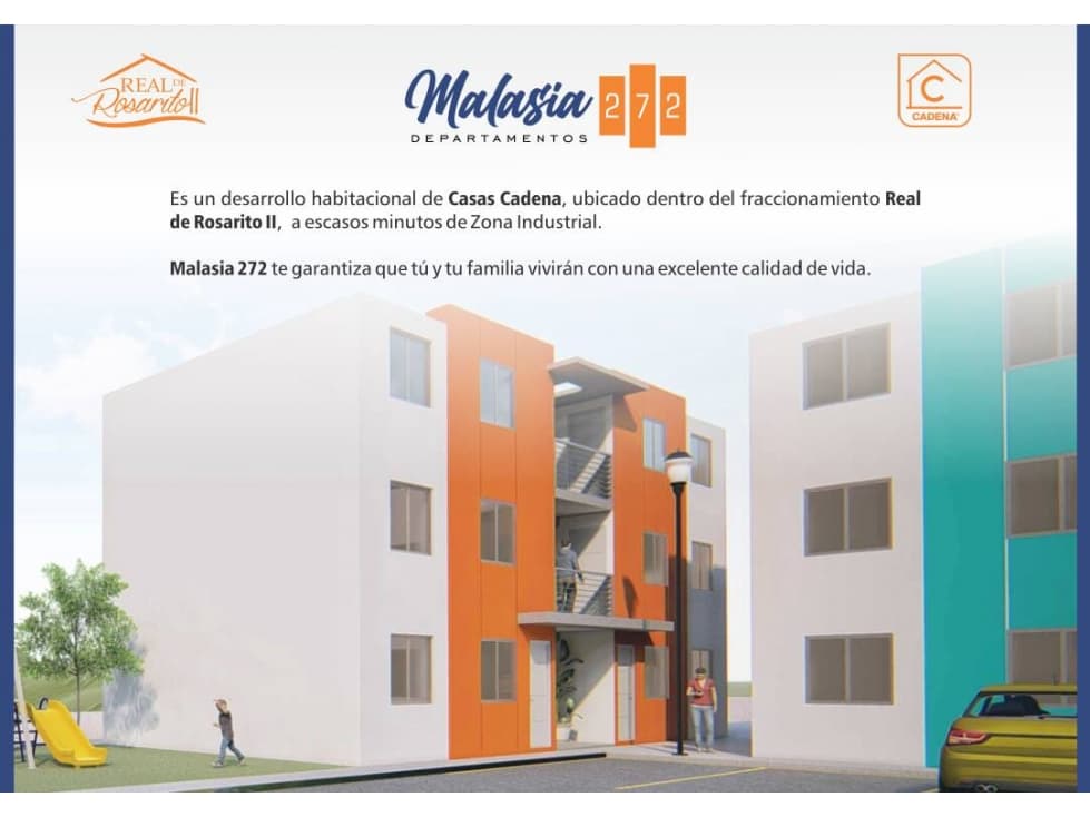 CONDOMINIOS REAL DE ROSARITO II NUEVA ETAPA MALASIA 272 PRECIO BASE - 1
