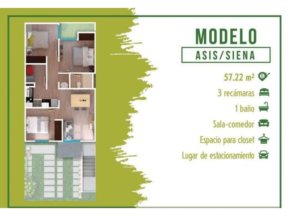 Departamento en Venta en Cuitzillo Chico de Buenavista  FF  21-3787-1 - 1