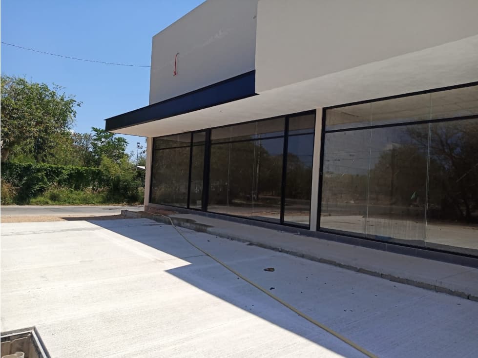 Excelente local con doble altura en vialidad principal Cd Caucel - 1