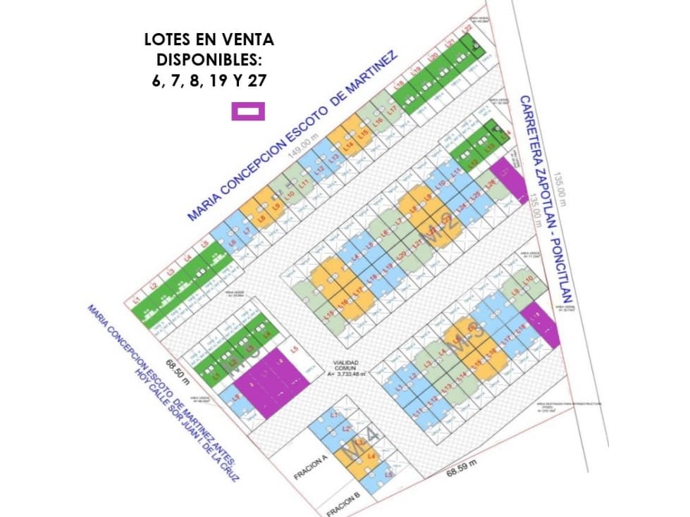 Lotes en venta en Zapotlán del Rey, Jalisco. - 1
