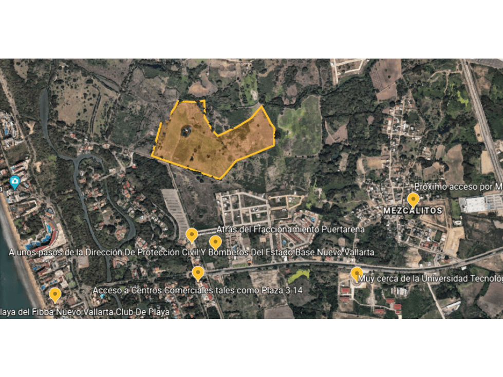 Gran Terreno de 18 Hectáreas en Nuevo Vallarta - 1
