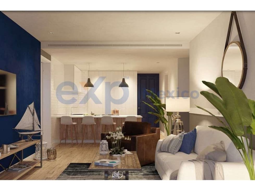 Penthouse a la venta de 2 recamaras en Puerto Cancun - 1