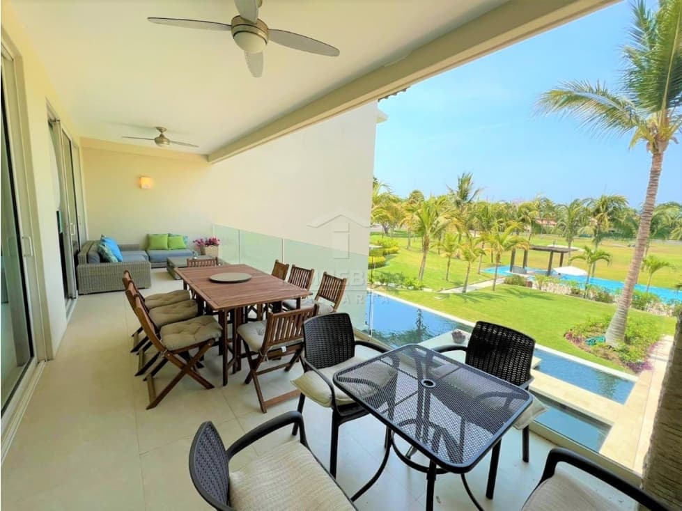Departamento en venta Península Golf El Tigre, Nuevo Vallarta - 1