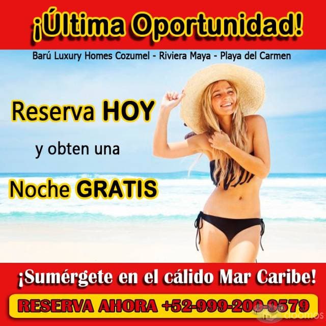 RENTA VACACIONAL: RENTO ESTUDIOS EN RIVERA MAYA - 1