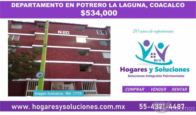 OFERTAAA!!! DEPARTAMENTO EN POTRERO LA LAGUNA, COACALCO - 1