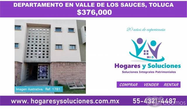 OFERTAAA!!! DEPARTAMENTO EN VALLE DE LOS SAUCES, TOLUCA - 1