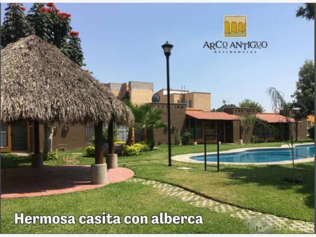 CASA EN VENTA UN NIVEL RESIDENCIAL ARCO ANTIGUO YAUTEPEC MORELOS - 1