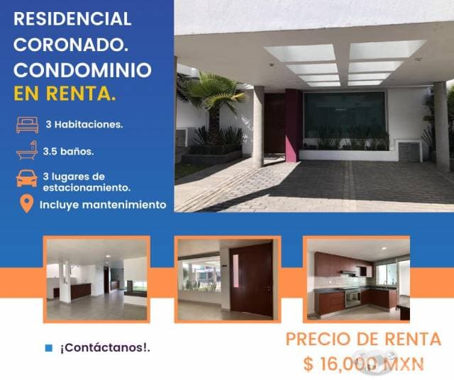 Casa en renta cerca DE UVM Y GALERIAS METEPEC. - 1